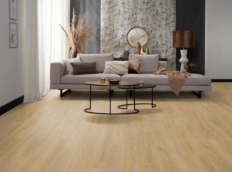 "Ambiant prestige oak natuur eiken in de woonkamer"