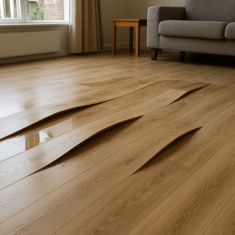 waterschade aan vloer