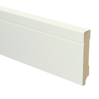 MDF Tijdloze plint 90x15 mm voorgelakt RAL 9010
