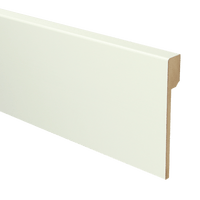 MDF Renovatieplint modern 120x18 mm voorgelakt RAL 9010