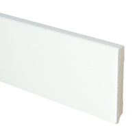 Budgetline MDF plint 90 x 12 mm V313 wit gegrond recht