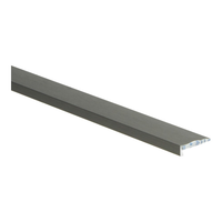 Hoeklijnprofiel Zelfklevend 4 mm t.b.v. PVC Klik RVS Geborsteld
