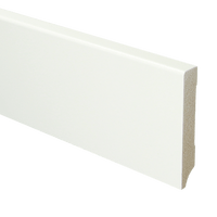 MDF Moderne plint 90x15 mm voorgelakt RAL 9016