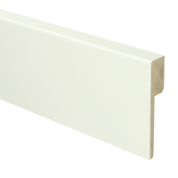 MDF Renovatieplint modern 90x18 mm voorgelakt RAL 9010