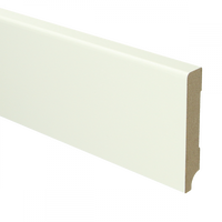 Hoge plint Wit 80x14 mm Blok