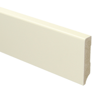 MDF Moderne plint 70x15 mm voorgelakt RAL 9001