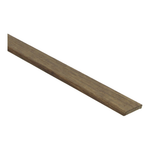 Afwerklijst 6 x 28 mm eiken wit invisible geolied