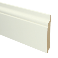 MDF Romantische plint 150x18 mm voorgelakt RAL 9010