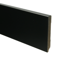 MDF Moderne plint 120x15 mm voorgelakt RAL 9005