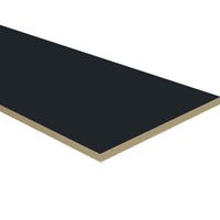 Dubbel stootbord folie 92x40 cm RAL9005/RAL7042