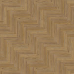 licht beige eiken visgraat vloer met subtiele houtstructuur en matte afwerking
