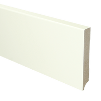 MDF Moderne plint 150x15 voorgelakt RAL 9016