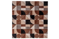 Hamat Schoonloopmat Glam 205 cm breed 001 Earth Line