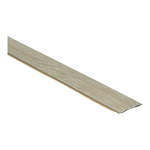 Licht beige eiken overgangsstrip met fijne houtstructuur en afgeronde randen