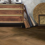 Floer Hybride Hout Visgraat Warmbruin Eiken