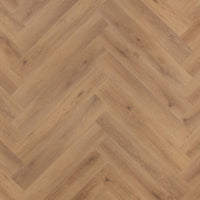 Floer - Walvisgraat- Plak PVC Narwal Nootbruin