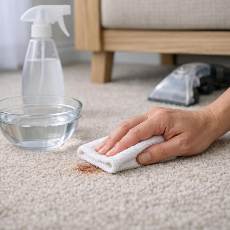 Stappenplan tapijt schoonmaken: zo pak je elke vlek en geur aan