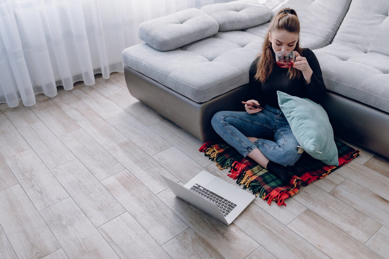 Warmtepomp en houten vloer