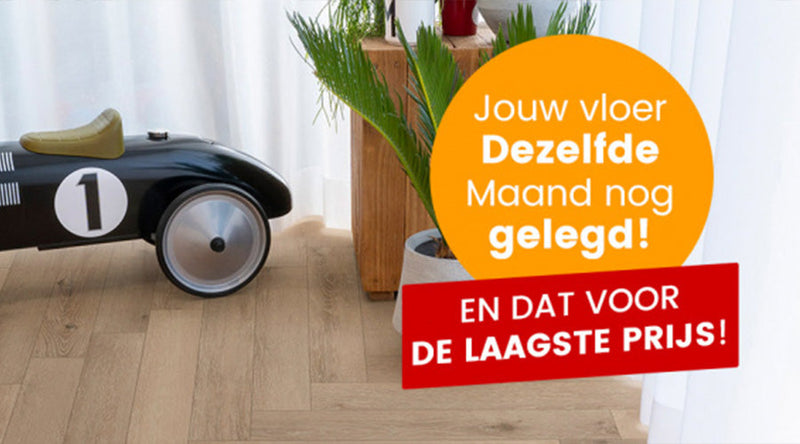Snel jouw nieuwe vloer laten leggen?
