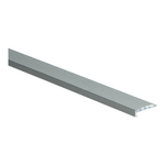 lichte aluminium deurdrempelstrip met rechte rand en plaklaag, geschikt voor het netjes afwerken van vloerovergangen