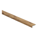 Afwerkingstrip in licht beige eiken kleur met natuurlijke houtnerfstructuur en matte afwerking, geschikt als sierlijst of overgangsprofiel voor laminaat- of parketvloeren.