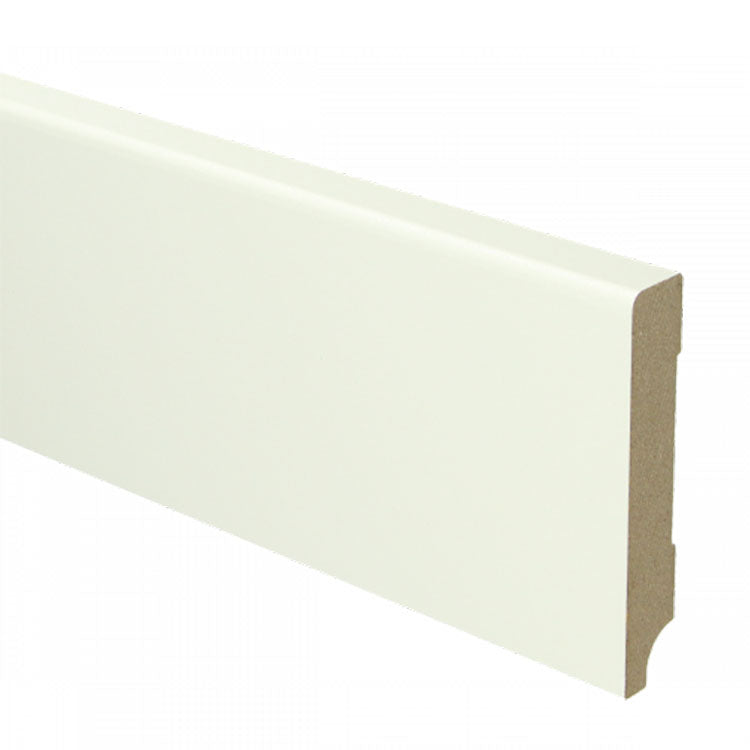 Hoge plint Wit 80 x 18 mm Blok