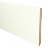 MDF Moderne plint 190x15 mm voorgelakt RAL 9010