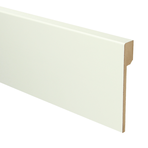 MDF Renovatieplint modern 120 x 18 mm voorgelakt RAL 9010