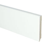 Budgetline MDF plint 90 x 12 mm V313 wit gegrond recht