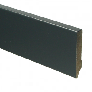 MDF Moderne plint 70 x 12 mm voorgelakt RAL 7016