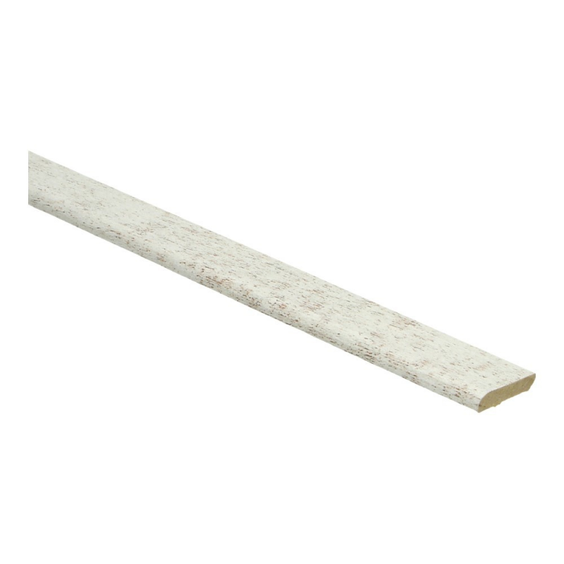 dunne profielplint met afgeronde bovenkant in licht beige met subtiele houtstructuur en lichte nerfdetails