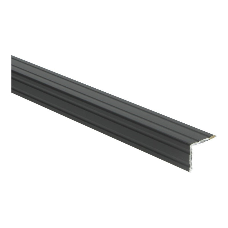 Duo-hoeklijnprofiel Zeflklevend 24,5 x 30 mm Zwart 300 cm