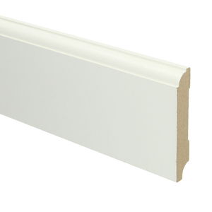 MDF Eigentijdse plint 90 x 15 mm voorgelakt RAL 9010