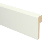 MDF Renovatieplint klassiek 85 x 22 mm voorgelakt RAL 9010