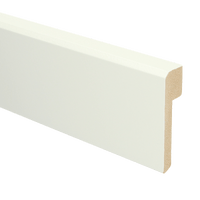MDF Renovatieplint klassiek 85x22 mm voorgelakt RAL 9010