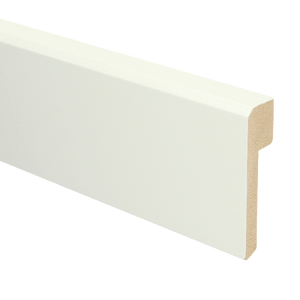MDF Renovatieplint klassiek 85 x 22 mm voorgelakt RAL 9010