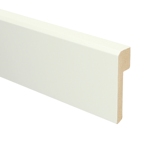 MDF Renovatieplint klassiek 85 x 22 mm voorgelakt RAL 9010