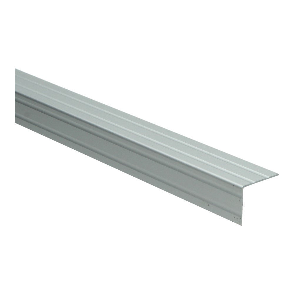 Duo-hoeklijnprofiel Zeflklevend 24,5 x 30 mm Zilver 100 cm