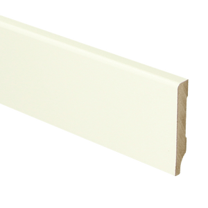 MDF Moderne plint 55 x 9 mm voorgelakt RAL 9010