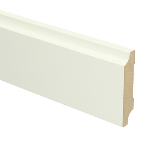 MDF Retro plint 70 x 15 mm voorgelakt RAL 9010
