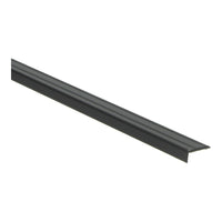 Hoeklijnprofiel Zwart 10 mm 100 cm