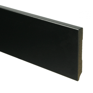 MDF Moderne plint 90 x 12 mm voorgelakt RAL 9005