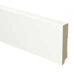 Plint recht 90x18 wit gefolied