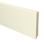 MDF Moderne plint 120 x 15 mm voorgelakt RAL 9001