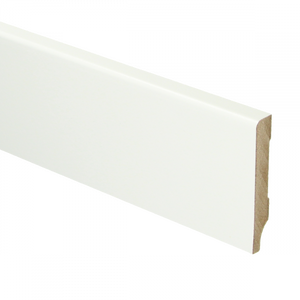 MDF Moderne plint 55 x 9 mm voorgelakt RAL 9016