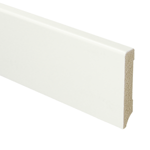 MDF Moderne plint 70 x 12 mm voorgelakt RAL 9016