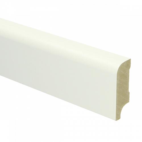 MDF Koloniale plint 58 x 22 mm voorgelakt RAL 9010