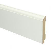Hoge plint Wit 80x14 mm Kraal