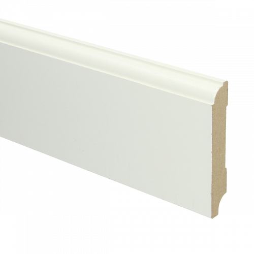 Hoge plint Wit 80 x 14 mm Kraal