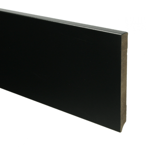 MDF Moderne plint 150 x 15 mm voorgelakt RAL 9005